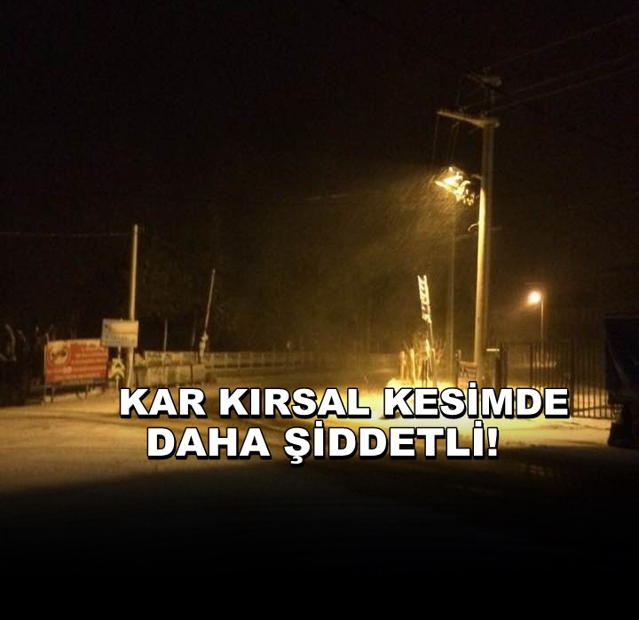 Kar ‘Fenerköy’ Mahallesinde Tipiye Dönüşüyor