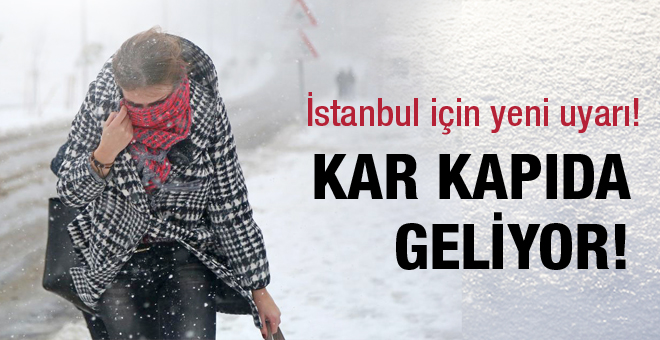 İstanbul Dikkat! Kar Geliyor…