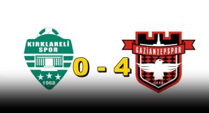 Kırklarelispor Kupada Puanla Tanışamadı
