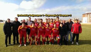 Çerkezköy Doğanspor: 1 – Ergenegücü Ulaşspor :1