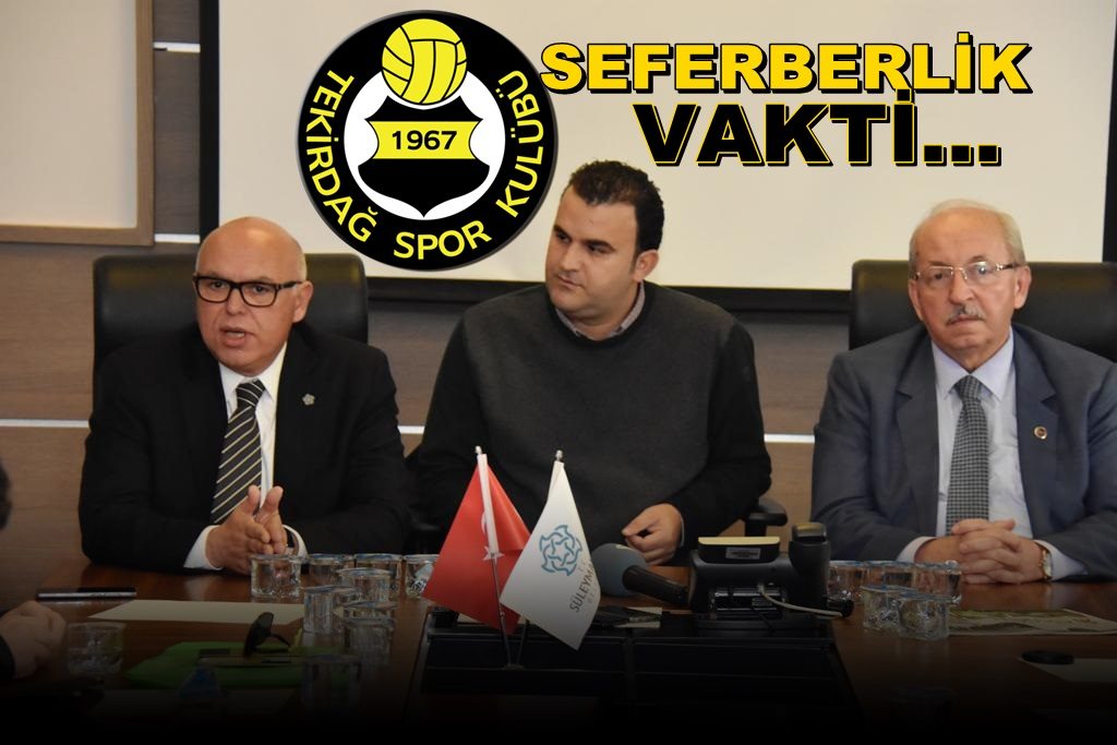 Tekirdağspor İçin Seferberlik Vaktı