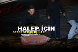Silivri’de Halep İçin Seferber Oldular