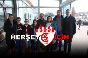 Edirnesporlular Desteklerini Esirgemedi