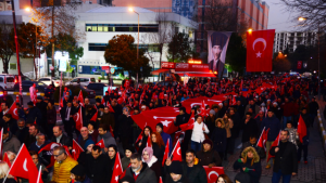 Beylikdüzü Sessizce Teröre Lanet Etti