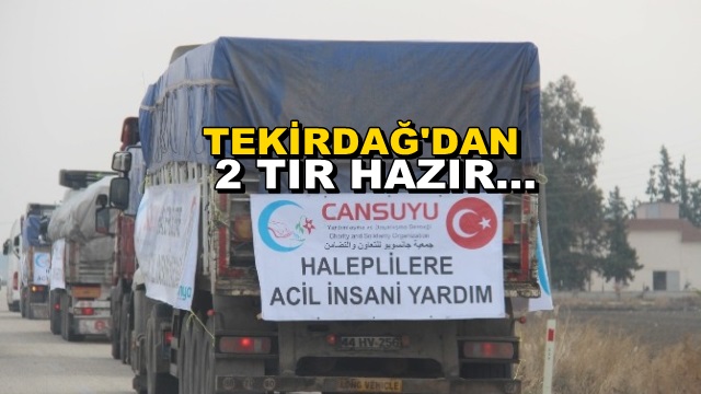 Cansuyu Derneği’nden Halep’e Yardım Çağrısı