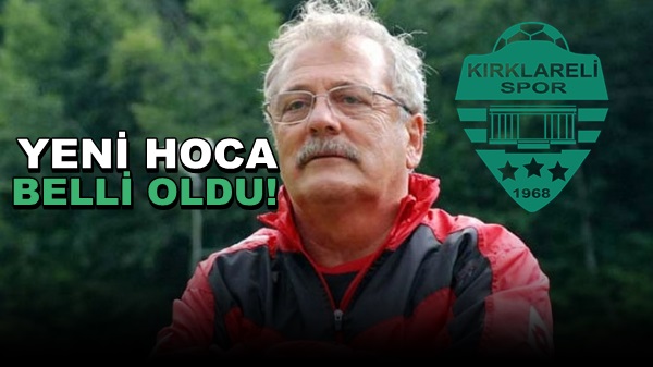 Kırklarelispor’un Yeni Hocası Belli Oldu