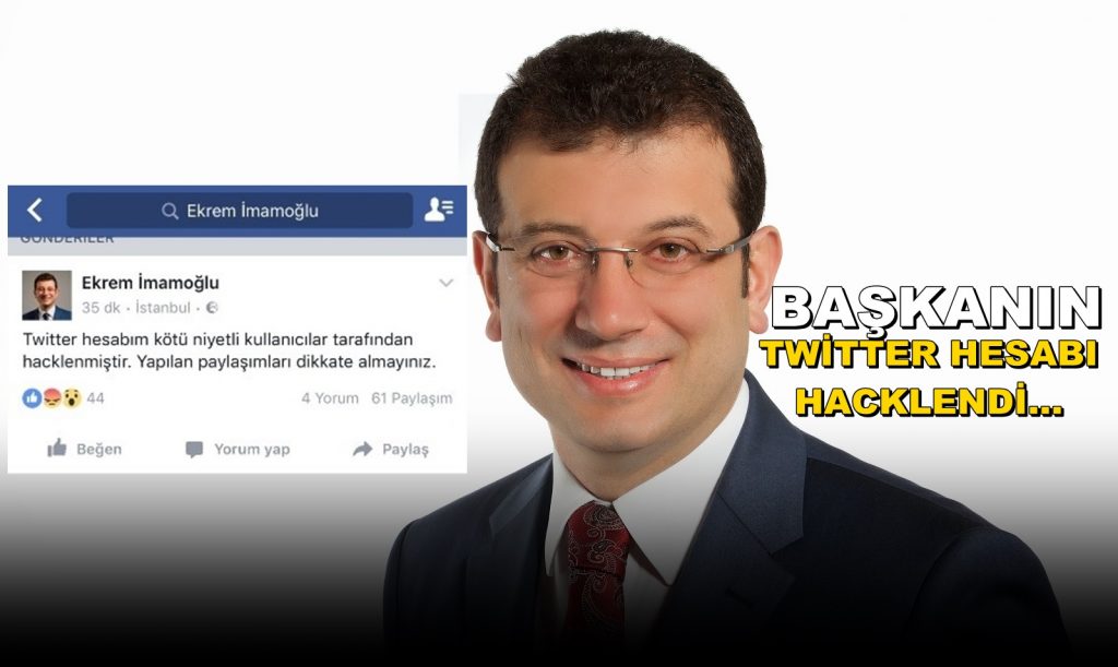 Ekrem İmamoğlu’nun Twitter Hesabı Hacklendi
