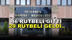 İstanbul Emniyet Müdürlüğündeki Tayin ve Terfiler
