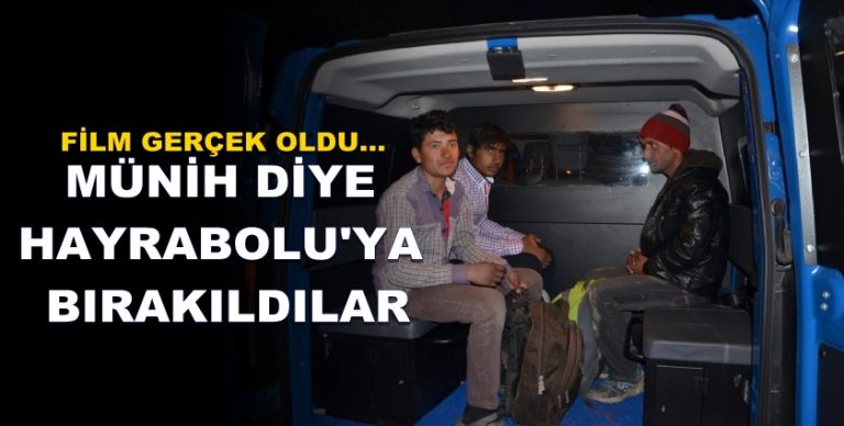 ”Burası Münih” Diye Hayrabolu’ya Bırakıldılar