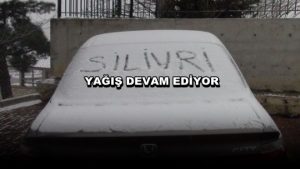 Silivri’de Kar şiddetini arttırdı