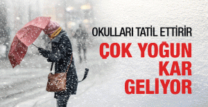 DİKKAT! İstanbul’a Yarın 20 Cm Kar Yağacak