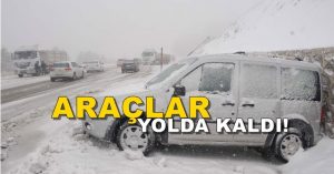Silivri’de Araçlar Yolda Kaldı…