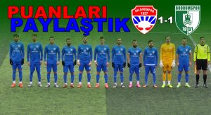 Silivrispor yine berabere kaldı: 1-1