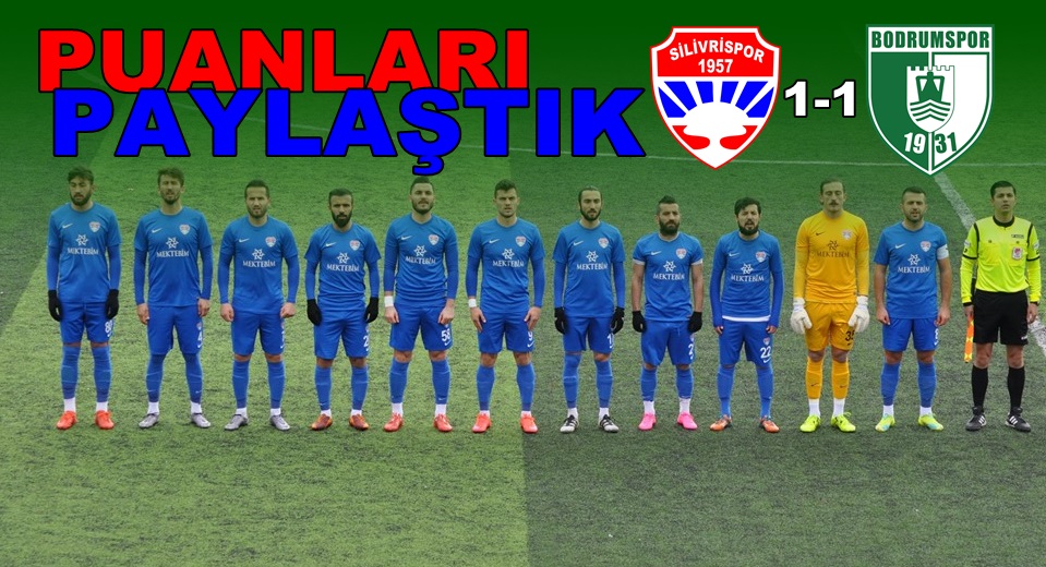 Silivrispor yine berabere kaldı: 1-1