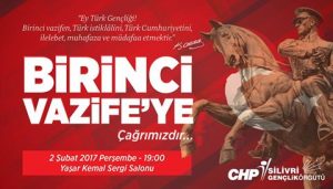CHP’li Gençlerden Toplantıya Çağrı Var