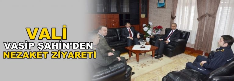 Vali Vasip Şahin’den Silivri’ye nezaket ziyareti