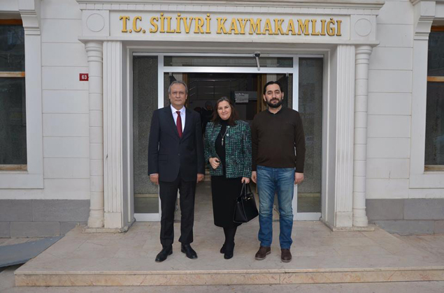 Tülay Kaynarca ve Rıfat Kutlu’dan Kaymakam Partal’a Ziyaret