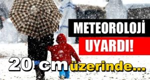 Uyarı Geldi: Saat 20.00’den sonra Başlayacak, 20 Cm’nin Üzerinde…