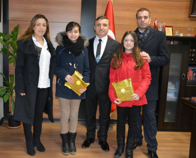 İlçe Milli Eğitim Müdürlüğü TEOG şampiyonlarını ödüllendirdi