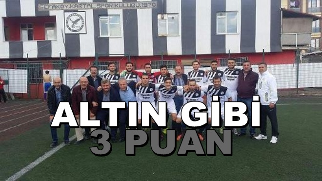 Sefaköy Kartalspor’dan altın değerinde 3 puan