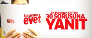 AK Parti’den CHP’ye yanıt