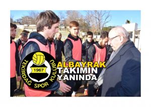 Başkan Albayrak Tekirdağspor’a Başarılar Diledi