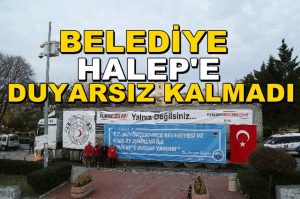 Büyükçekmece’den Halep’e Yardım Eli