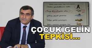 CHP’li Şeker’den ‘Çocuk Gelin’ Tepkisi