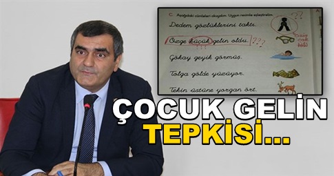 CHP’li Şeker’den ‘Çocuk Gelin’ Tepkisi