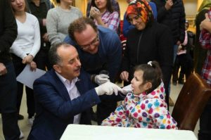 Bağcılar’da Engelli Kursiyerlere Ağız ve Diş Bakımı