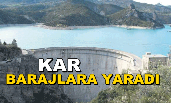 Kar Barajlara Yaradı