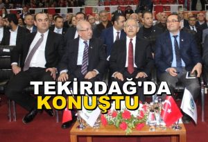 Kılıçdaroğlu Tekirdağ’da konuştu: ‘Pazartesi Televizyonları İyi İzleyin’