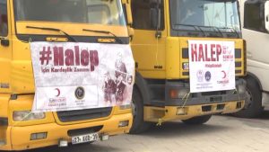 Kırklareli’nden Halep’e yardım