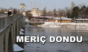 Meriç Nehri Kısmen Dondu