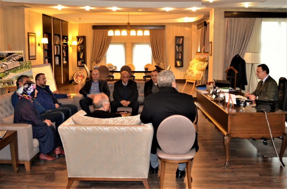 Rizelilerden Işıklar’a nezaket ziyareti