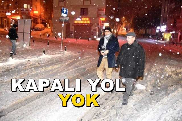 Tekirdağ’da Kapalı Yol Bulunmuyor