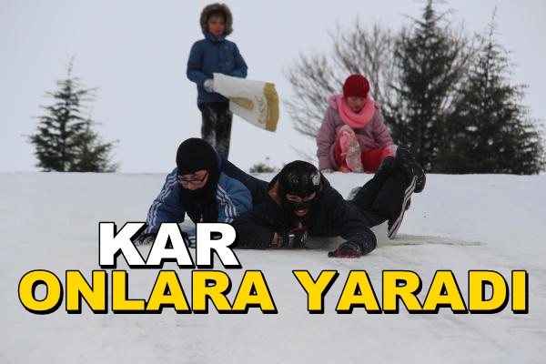 Tunca Nehri Buz Tuttu, Karın Keyfini Çocuklar Çıkardı