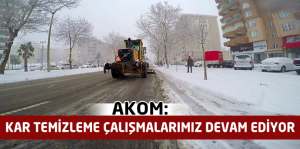 AKOM’da yoğun mesai…