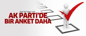 AK Parti’de bir anket daha!