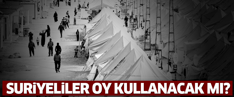 Suriyeli mülteciler referandumda oy kullanacak mı?