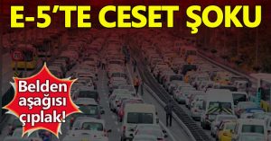 Temizlik İşçileri, E-5’te Ceset Buldu