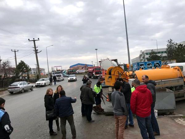 Çerkezköy’de Yayılan Ağır Koku Panik Yarattı