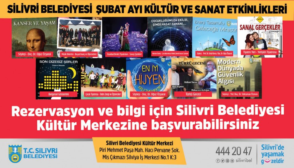 Şubat Ayı Kültür Sanat Takviminde Neler Var ?