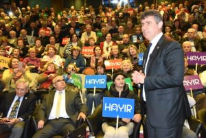 Metin Feyzioğlu Keşan’da konuştu