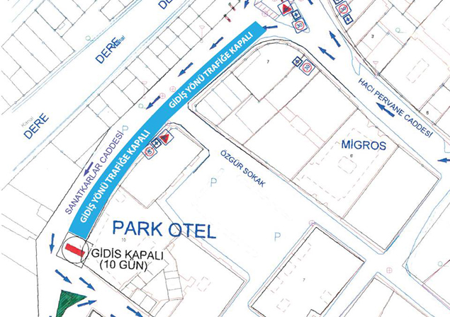 Sanatkarlar Caddesi ikinci bölümü de trafiğe kapatılacak