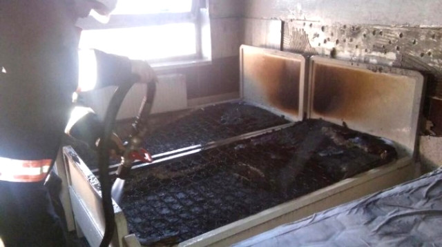 Beylikdüzü’nde Yangın