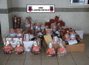 Edirne’de 477 Kilo Domuz Eti Ele Geçirildi