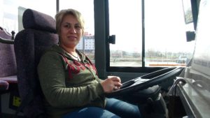 ‘Şoför Nebahat’ Kadınlar Günü’nde Direksiyon Başında