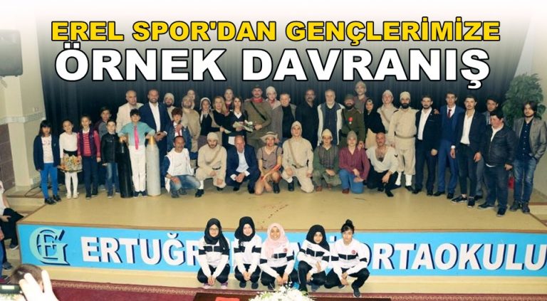 Erel Spor’dan Gençlerimize Örnek Davranış