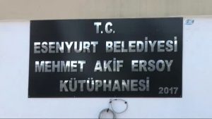 Esenyurt Belediyesi Mehmet Akif Ersoy Kütüphanesi’ni Hizmete Açtı